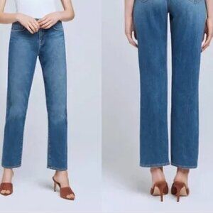 Women's L'Agence Shane Denim Blue Jeans, 25, Mid Rise NWT